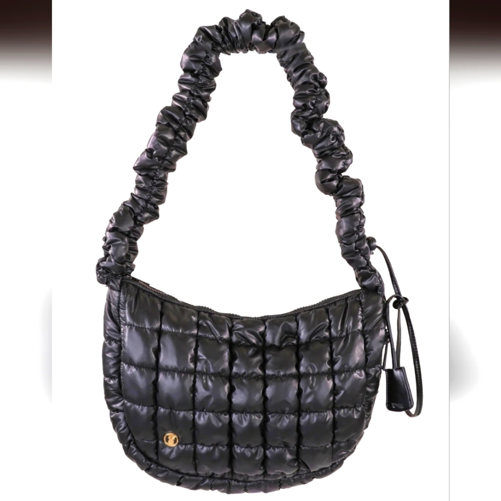 Simply Southern Black Puffer Hobo Shoulder bag